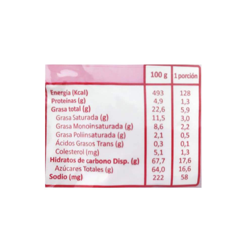 Leche en polvo sabor frutilla -fresa- Macro Food (1 kg / 2.2 lb) - Miniatura 3