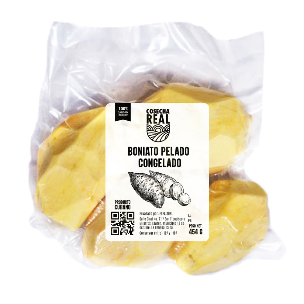 Boniato pelado y congelado Cosecha Real (454 g / 1 lb) - Imagen 1