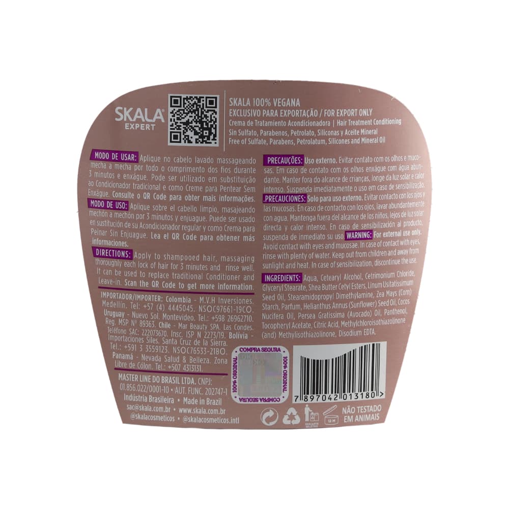 Tratamiento para cabello lacio y ondulado 2 en 1 Dona Skala (1 kg / 2.2 lb) - Miniatura 3