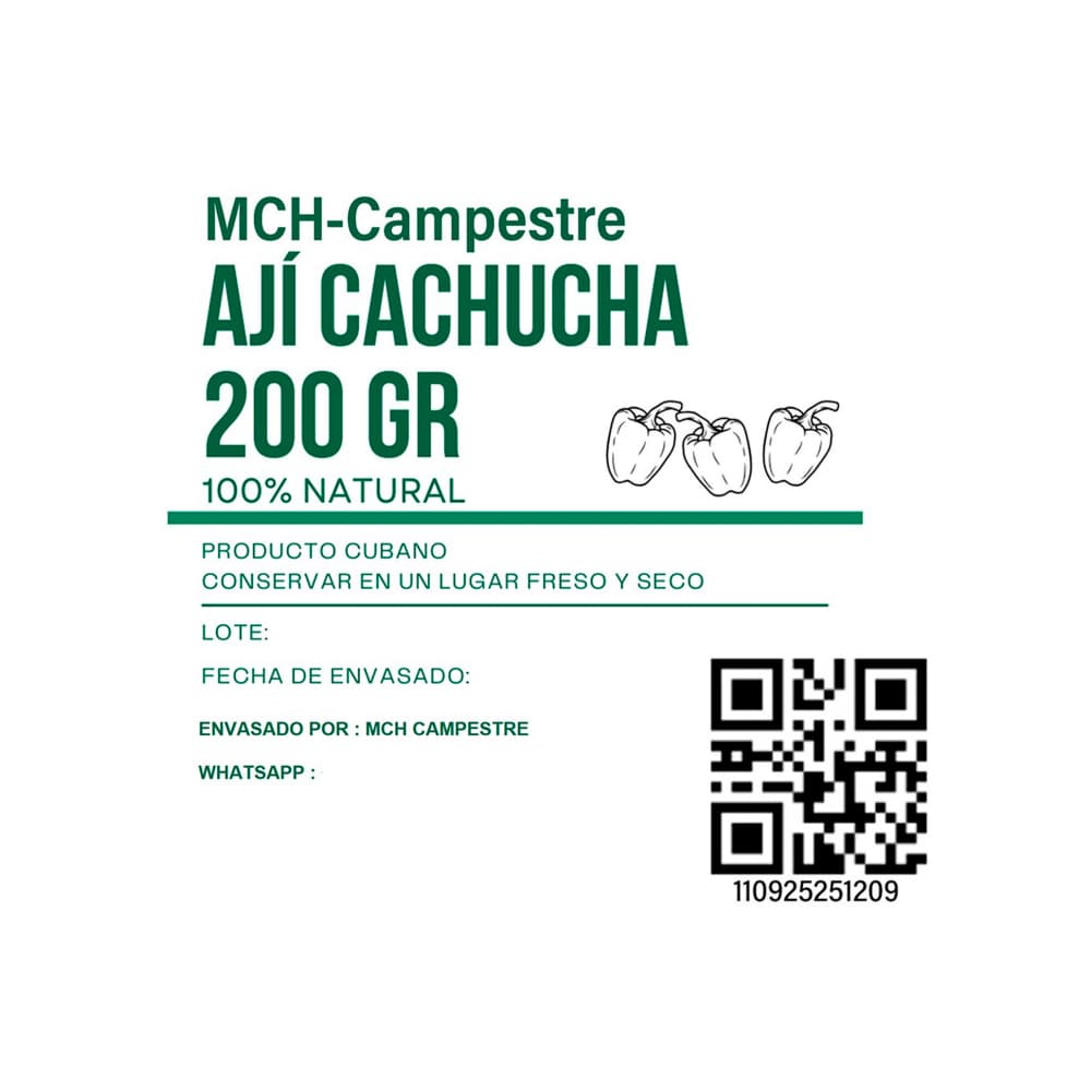 Ají cachucha MCH-Campestre (200 g / 7.05 oz) - Miniatura 2