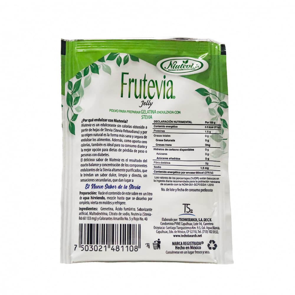 Gelatina sabor piña Frutevia (25 g) - Miniatura 4