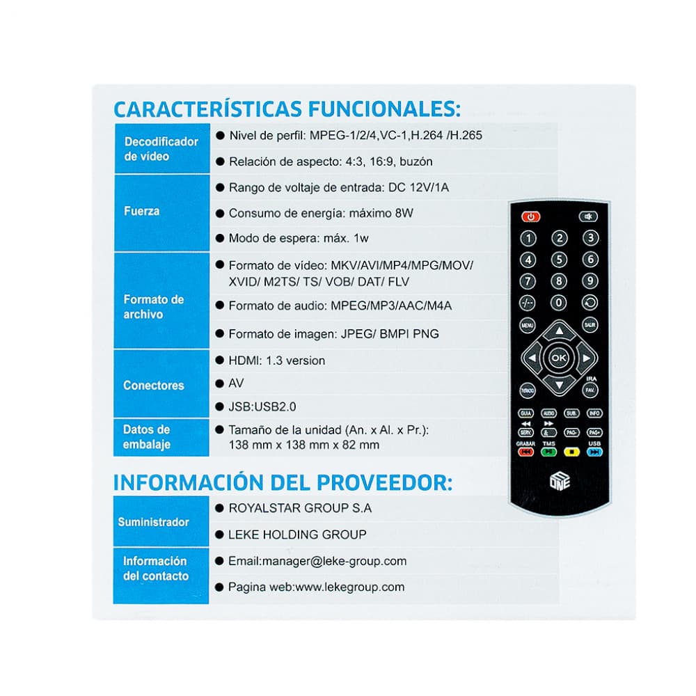 Caja decodificadora alta definición - Miniatura 3
