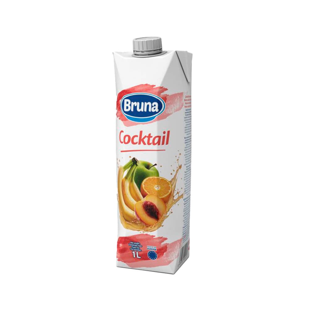 Jugo de coctel de frutas Bruna (1 L) - Miniatura 1