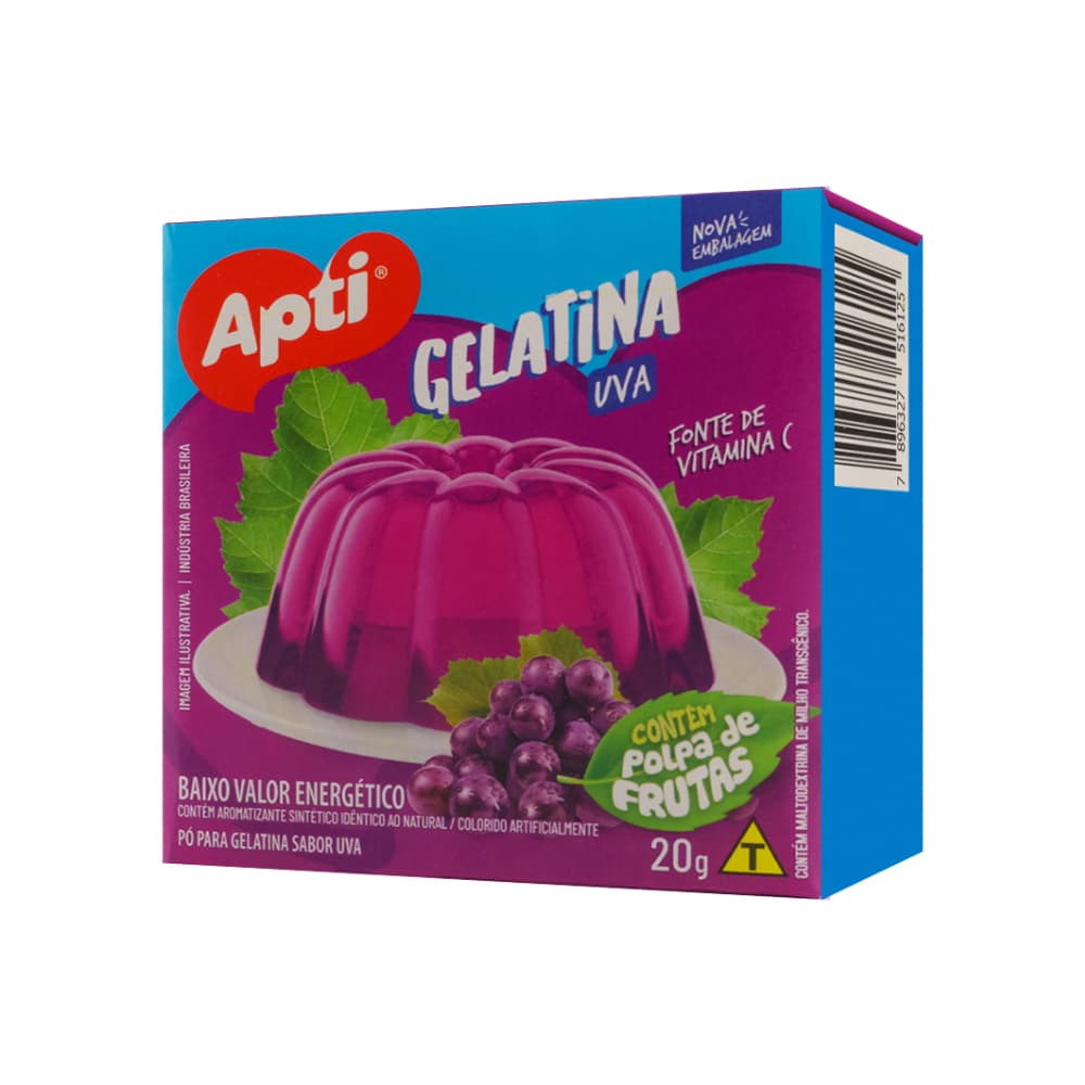 Gelatina sabor uva (3 x 20 g) - Miniatura 2
