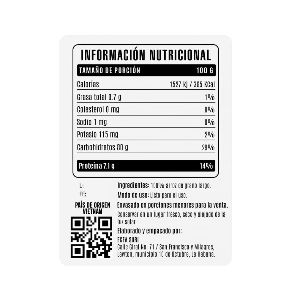 Arroz de grano largo Cosecha Real (1.36 kg / 3 lb) - Miniatura 4