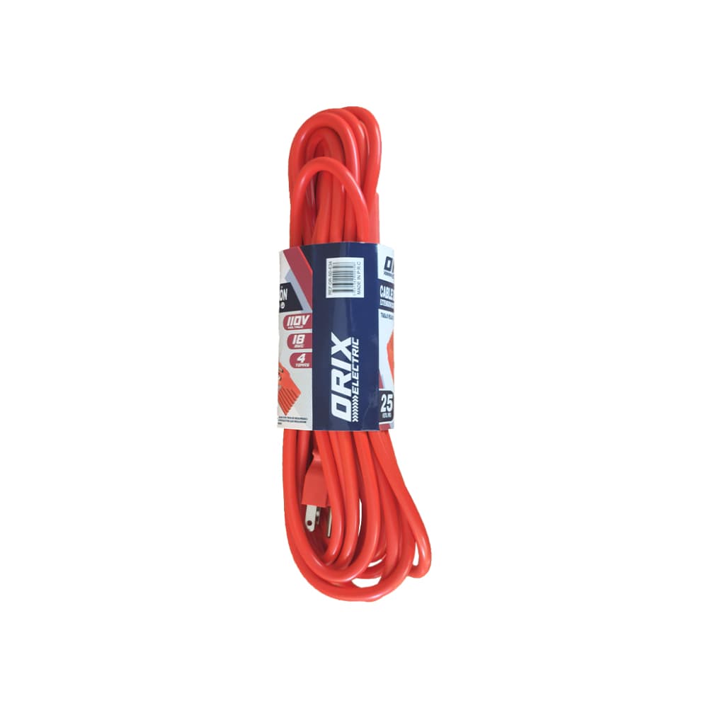 Extensión eléctrica de 4 tomas 7 m / 25 ft Orix - Miniatura 2