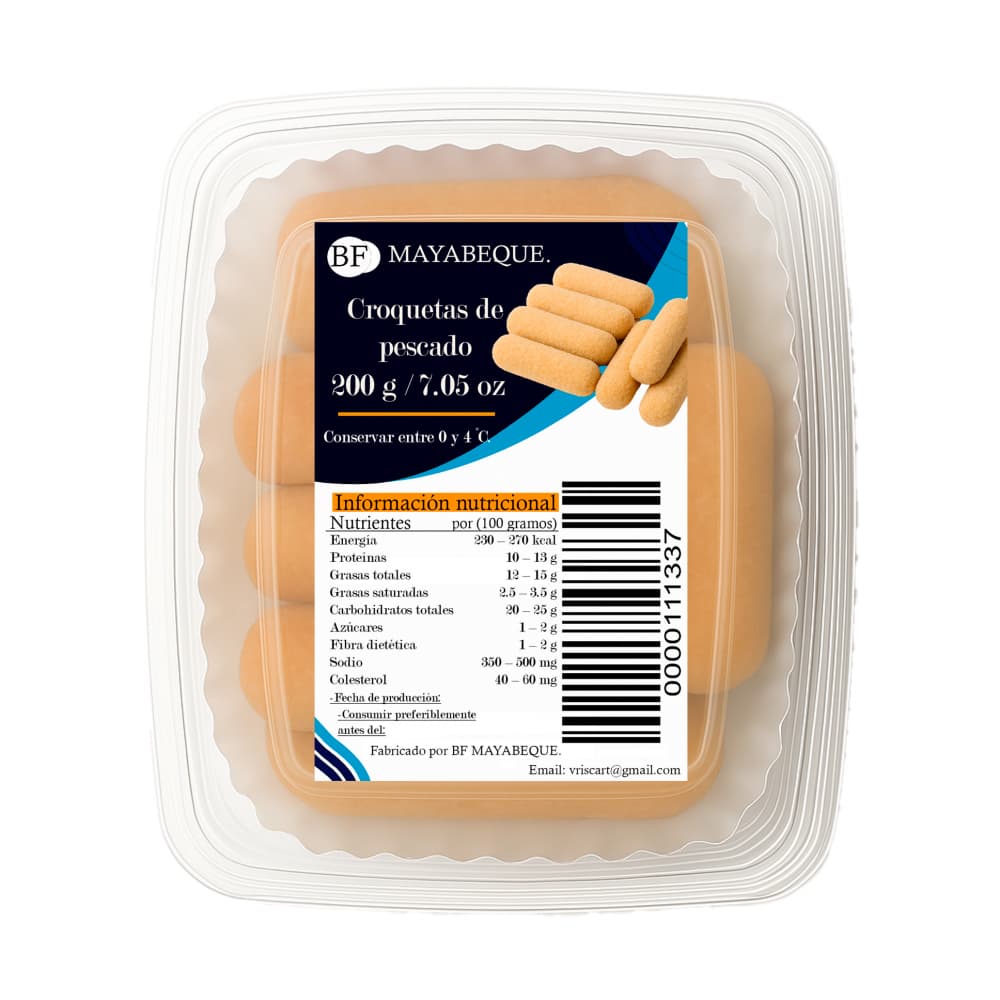 Croquetas de pescado BF Mayabeque (200 g / 7.05 oz) - Miniatura 3