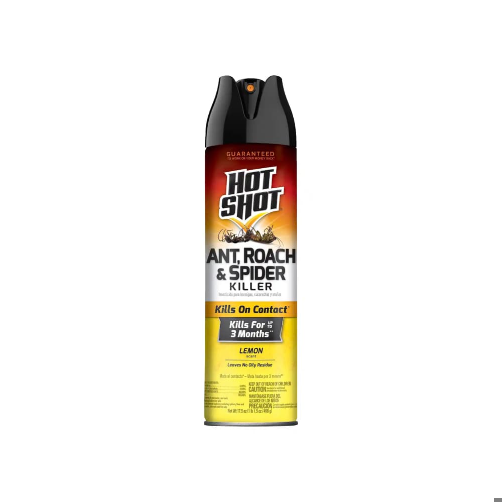 Insecticida contra hormigas y cucarachas aroma a limón Hot Shot (496 g / 17.5 oz) - Imagen 1