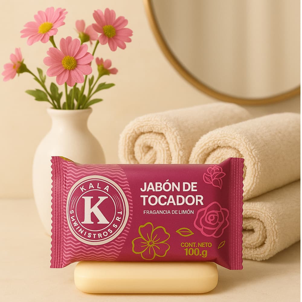 Jabón de tocador fragancia de limón Kala (100 g / 3.53 oz) - Miniatura 3