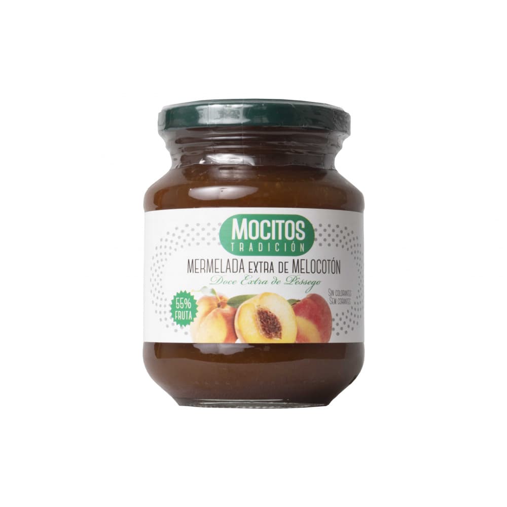 Mermelada extra de melocotón Mocitos (340 g / 11.99 oz) - Imagen 1