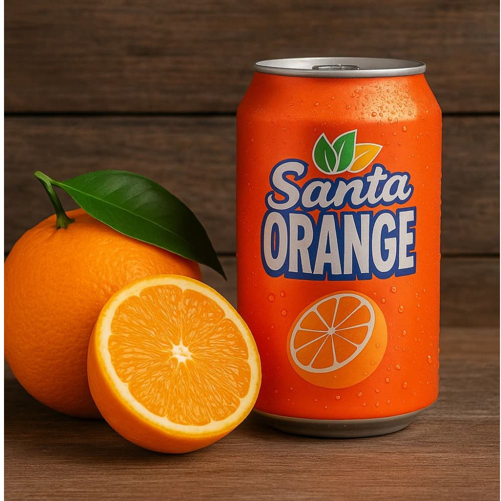 Refresco gaseado de naranja Santa (330 ml) - Miniatura 4