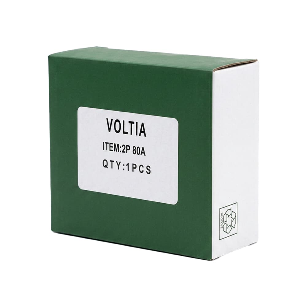 Interruptor disyuntor diferencial 2 polos 80A VOLTIA - Miniatura 3