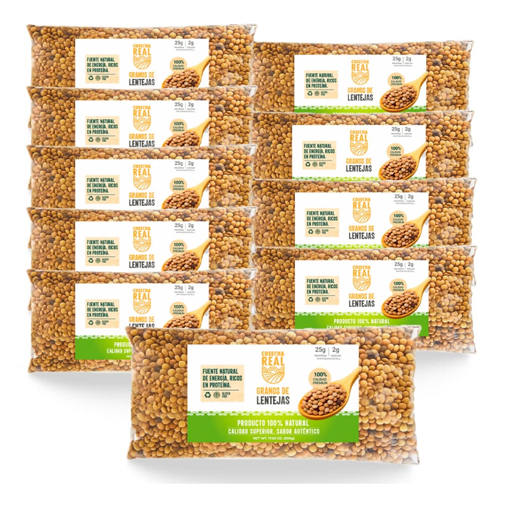 Lentejas Cosecha Real (10 x 500 g / 1.1 lb) - Imagen 1