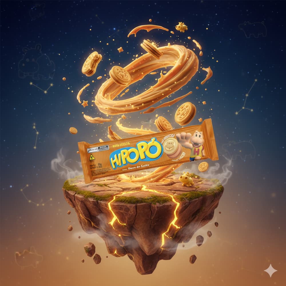 Galletas con relleno sabor dulce de leche Hipopó (80 g / 2.82 oz) - Miniatura 4