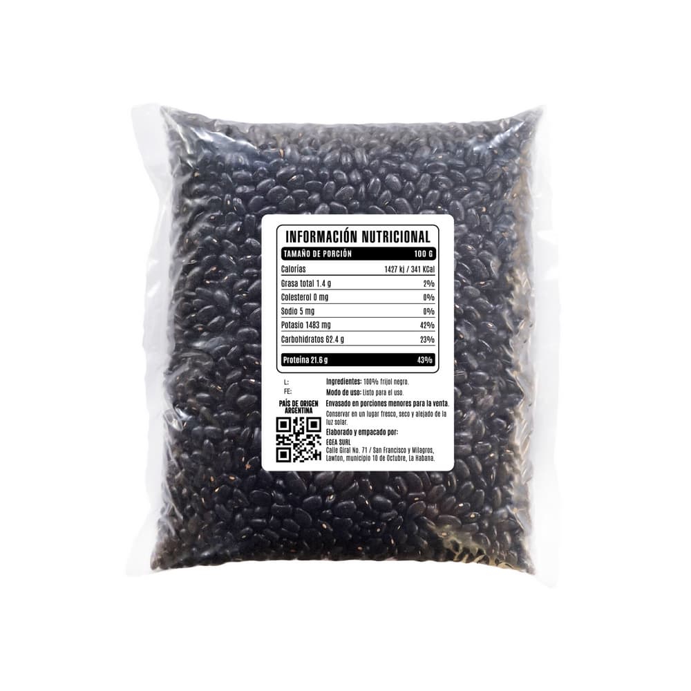 Frijoles negros EGEA (8 x 1.36 kg / 3 lb) - Miniatura 3