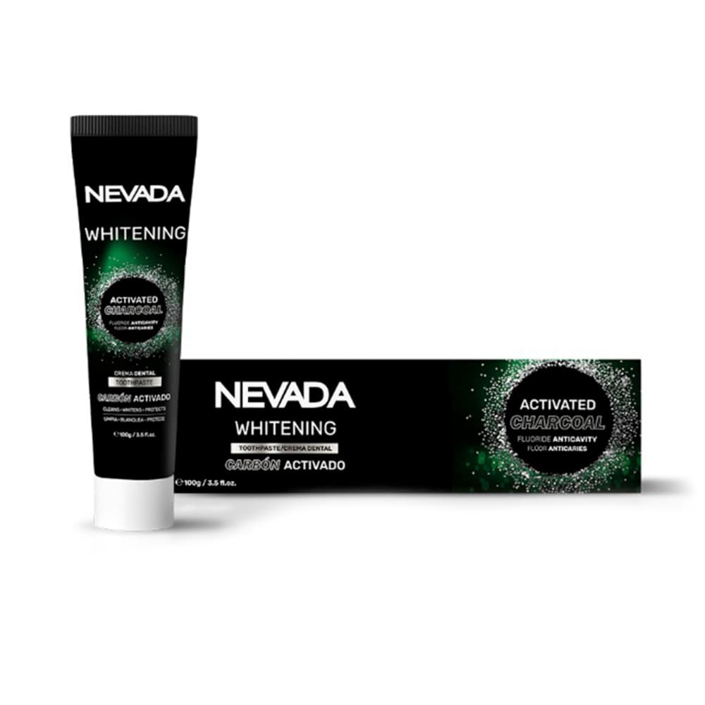 Pasta dental blanqueadora con carbón activado Nevada (100 g / 2.60 oz) - Imagen 1