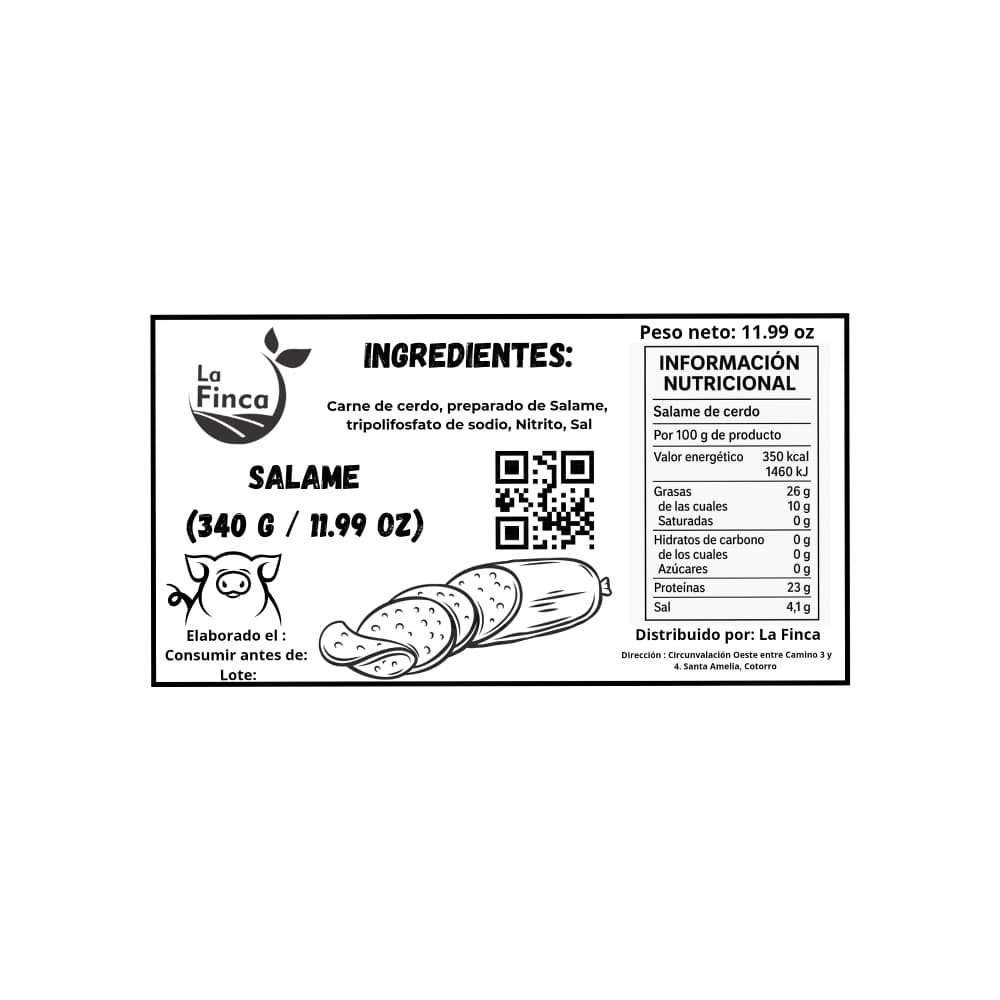 Salame La Finca (340 g / 11.99 oz) - Miniatura 2