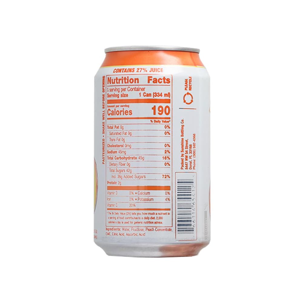 Néctar de melocotón Sunchy (24 x 334 ml / 11.3 fl oz) - Miniatura 3
