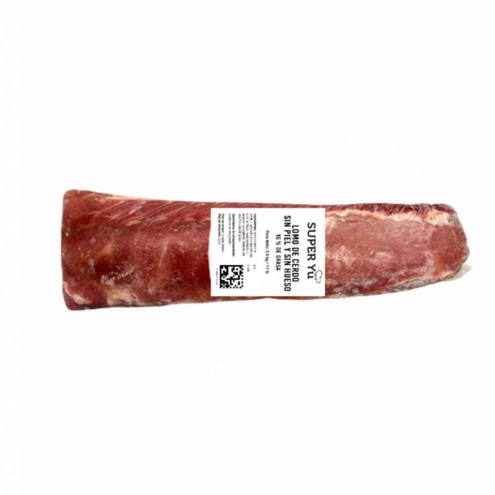 Lomo de cerdo sin piel y sin hueso Super Yu (5.5 kg / 12.1 lb) - Miniatura 2