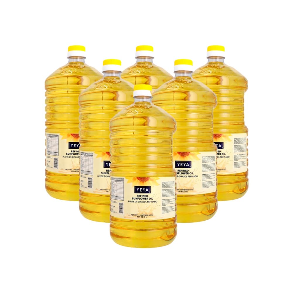 Aceite de girasol refinado Yeya (6 x 3 L) - Imagen 1