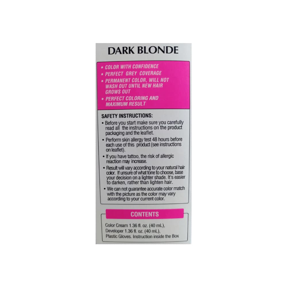 Tinte de cabello para mujer color rubio oscuro #70 Lucky Super Soft (40 ml / 1.36 fl. oz) - Miniatura 3