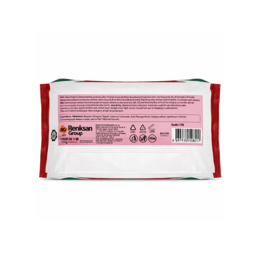 Toallitas húmedas con fragancia a rosas Belux (120 U) - Miniatura 2
