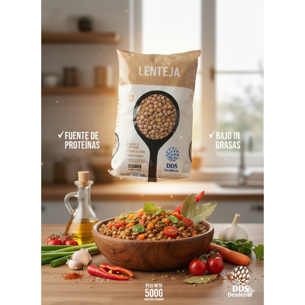 Lentejas DDS Desdelsur (500 g / 1.10 lb) - Miniatura 4