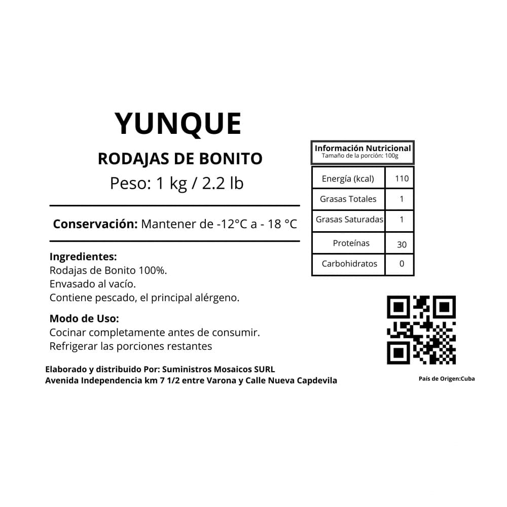 Rodajas de bonito Yunque (1 kg / 2.2 lb) - Miniatura 3