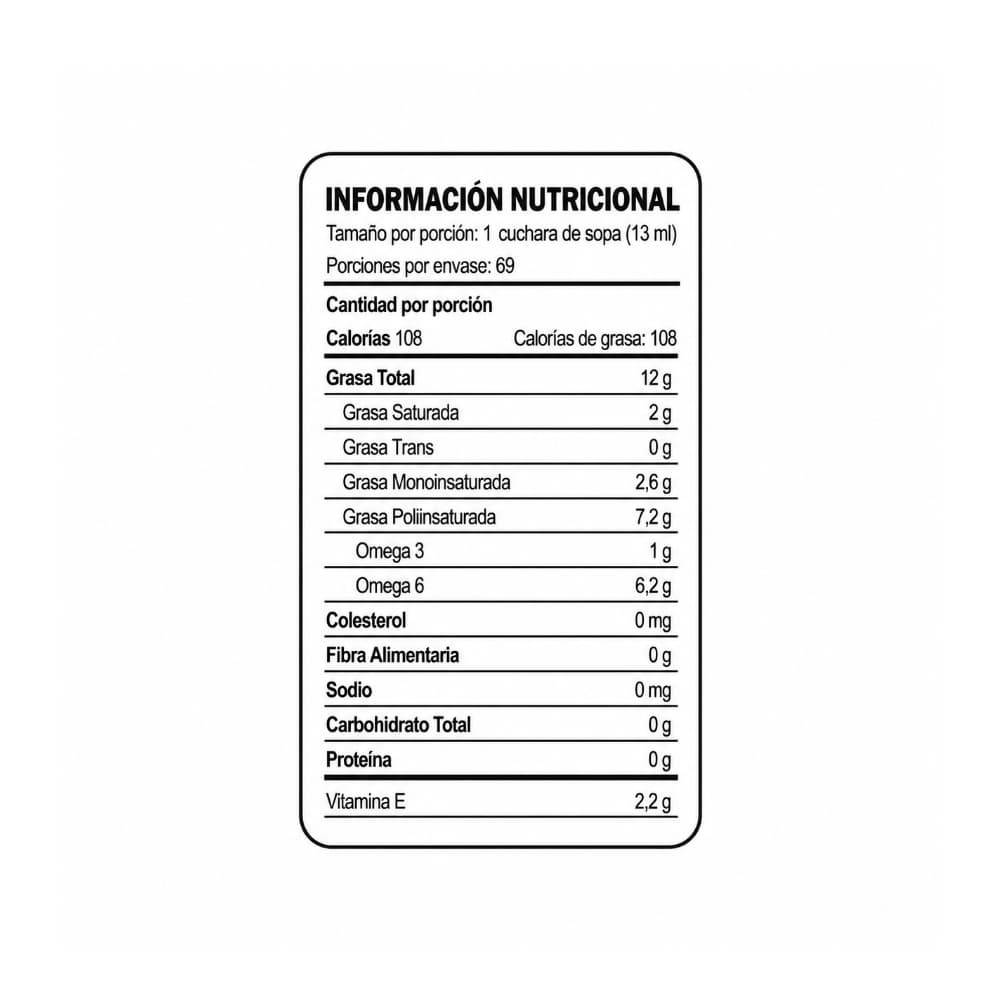 Aceite de soja refinada Olivida (900 ml) - Miniatura 4