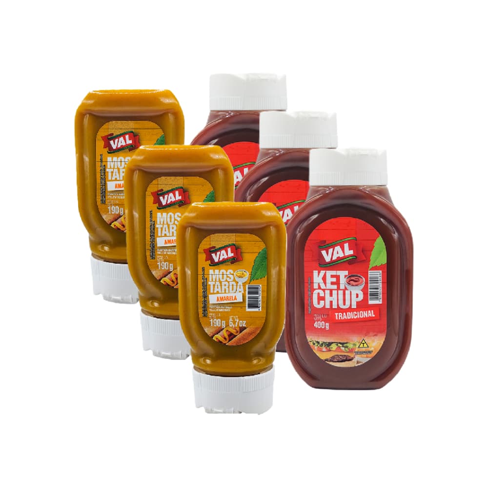 Mostaza amarilla + Ketchup tradicional - Imagen 1