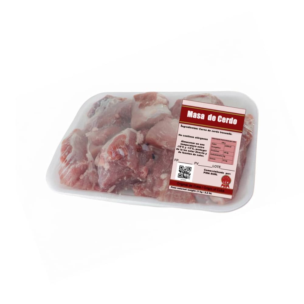 Masa de cerdo Pida (1 Kg / 2.2 lb) - Imagen 1