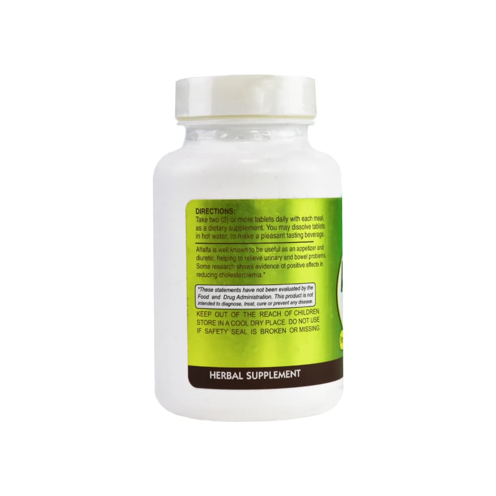 Alfalfa 500 mg Sunchine Naturals (100 tabletas) - Miniatura 3