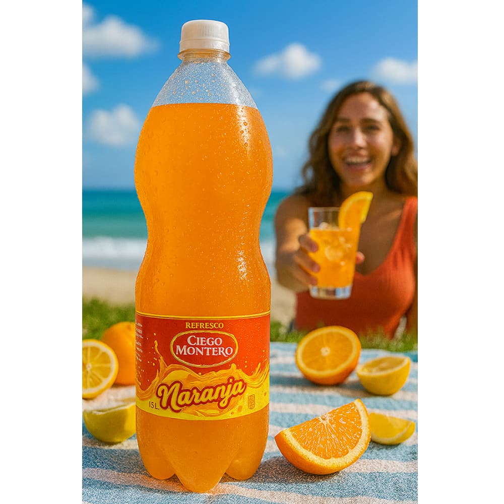 Refresco sabor naranja Ciego Montero (1500 ml) - Miniatura 3