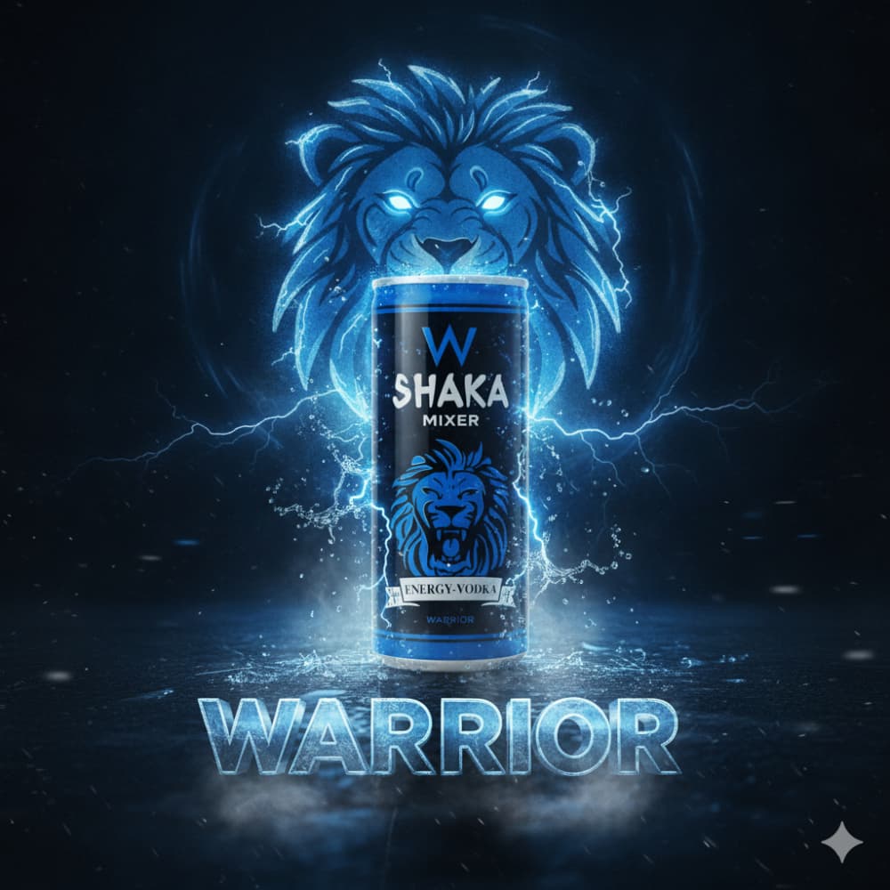 Bebida energizante con vodka Shaka (250 ml) - Miniatura 5