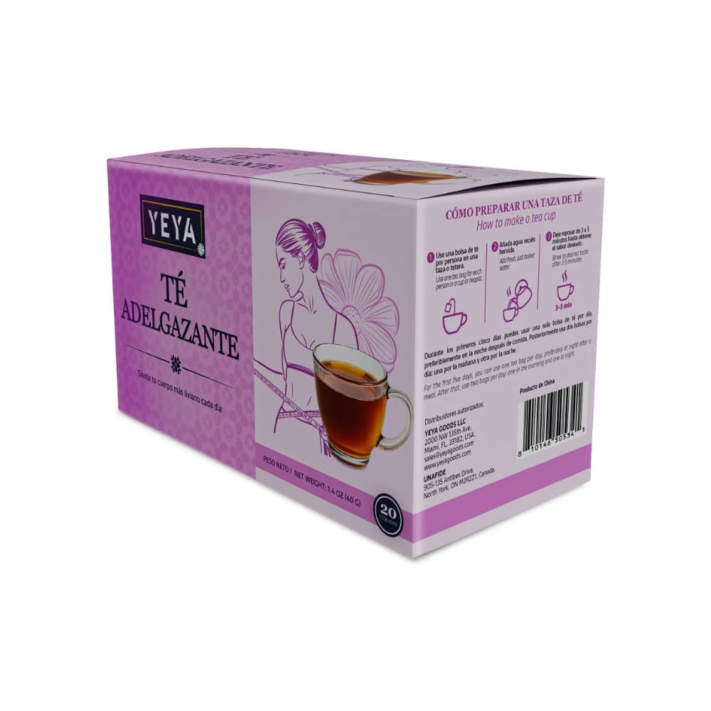 Té adelgazante YEYA (60 x 40 g / 1.4 oz) - Miniatura 2