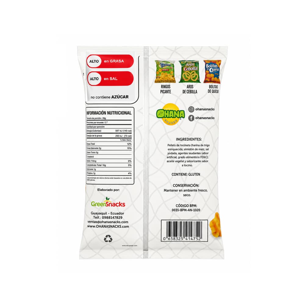 Pelly sabor tocinetas Porkitos Ohana (20 g) - Miniatura 3