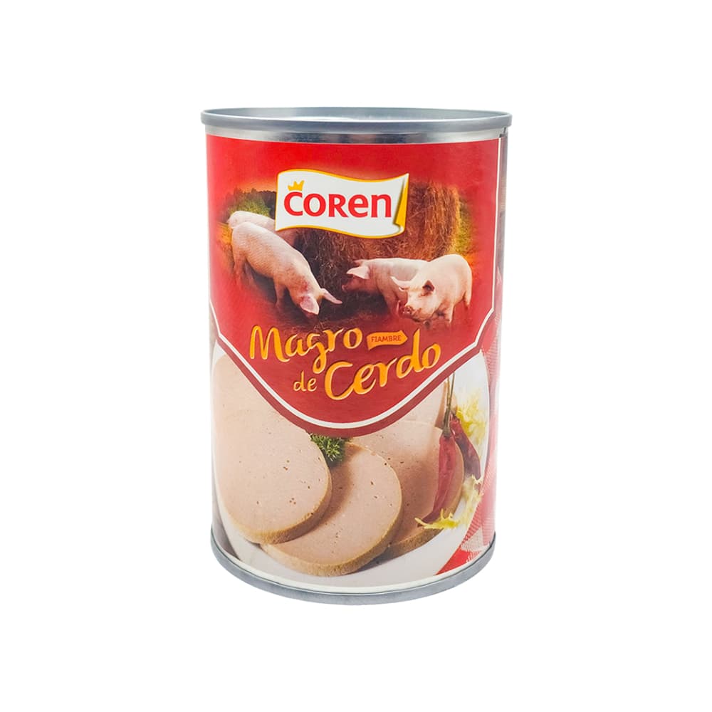 Carne enlatada - fiambre magro de cerdo COREN (415 g / 14.6 oz) - Imagen 1