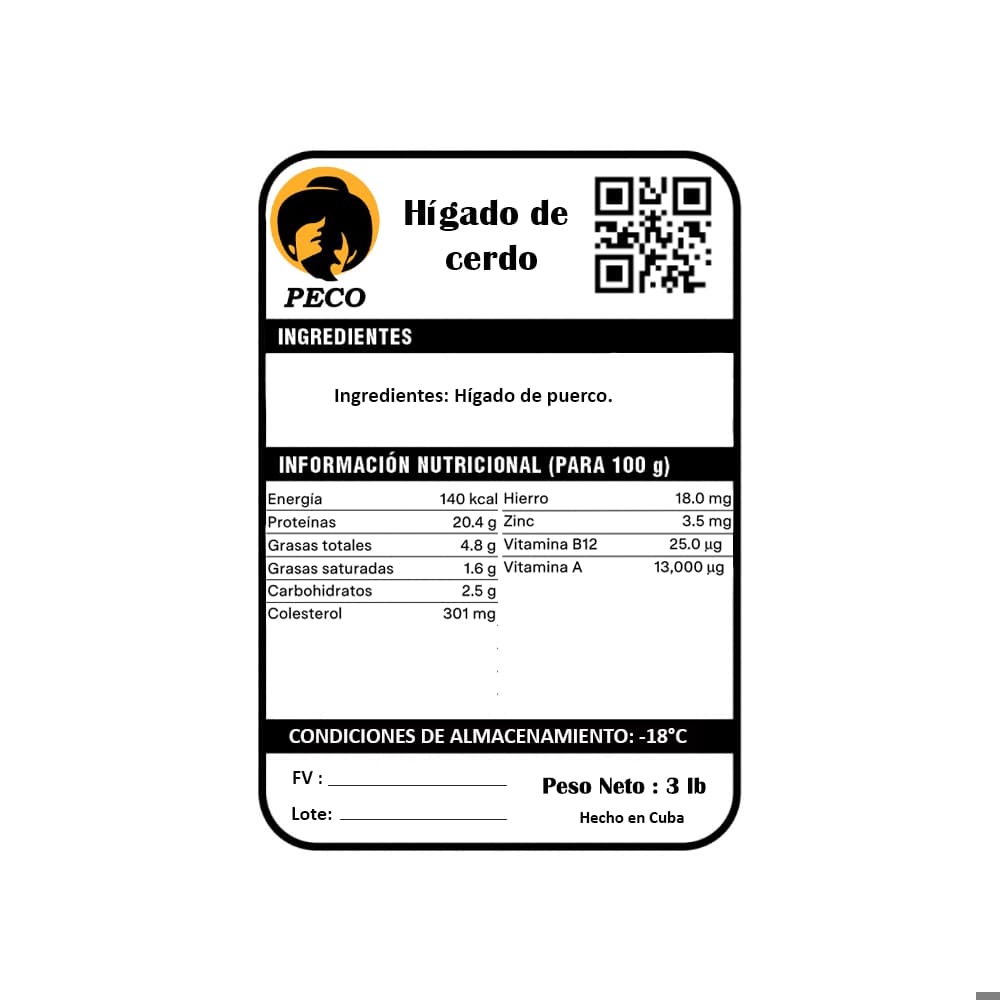 Hígado de cerdo Peco (1.36 kg / 3 lb) - Miniatura 3