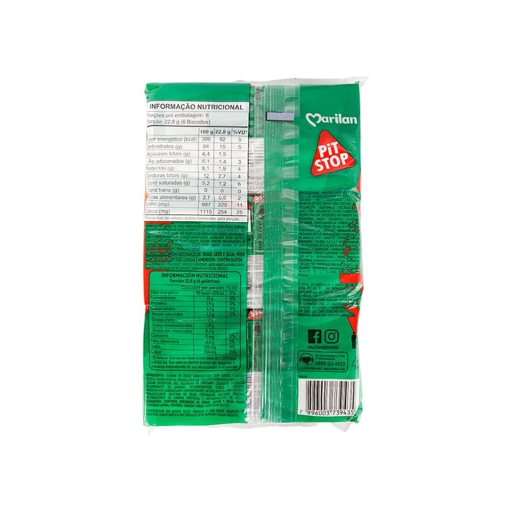 Galletas saladas sabor pizza Marilan Pit Stop (137 g / 4.83 oz) - Miniatura 2