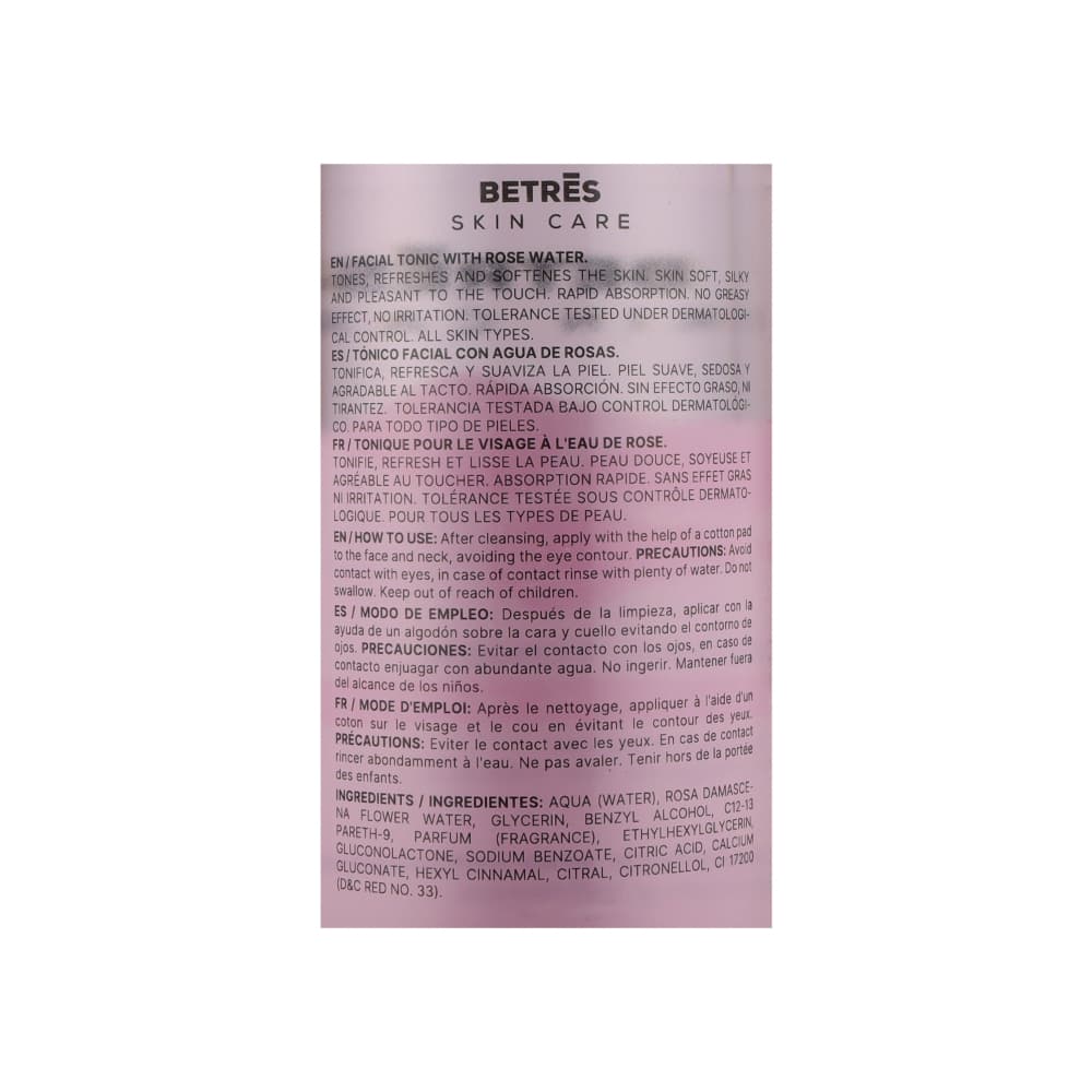 Tónico facial con agua de flores Betres (380 ml / 12.85 oz) - Miniatura 3