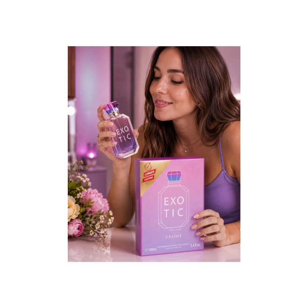 Perfume para mujer Exotic Purple Rose V.V.Love (100 ml) - Miniatura 4
