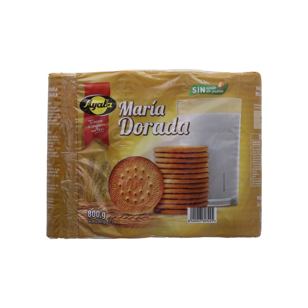Galleta María dorada Ayala (800 g / 1.76 lb) - Imagen 1