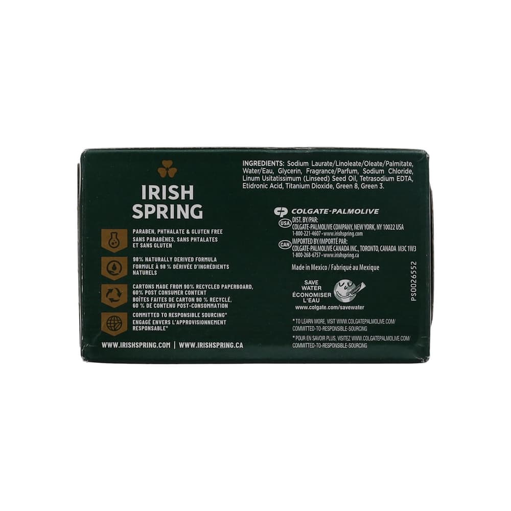 Jabón de baño limpieza original Irish Spring (3 x 104.8 g / 3.7 oz) - Miniatura 4