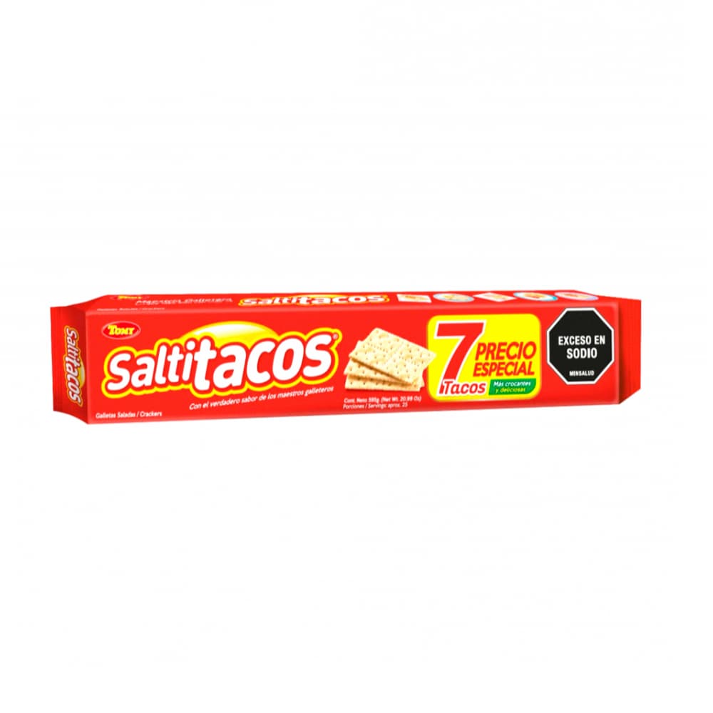 Galletas de soda salitacos Tomy (595 g / 1.31 lb) - Miniatura 1