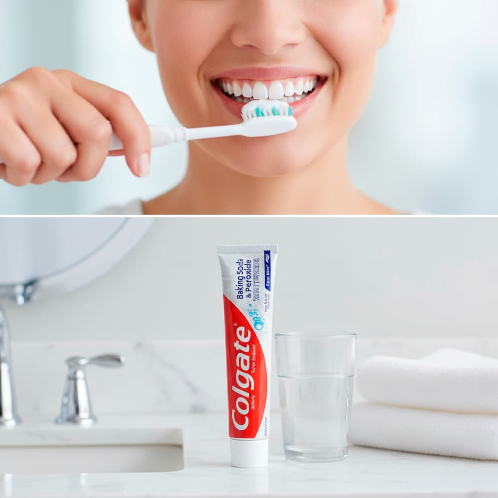 Pasta dental blanqueadora con peróxido Colgate (226 g / 8 oz) - Miniatura 4