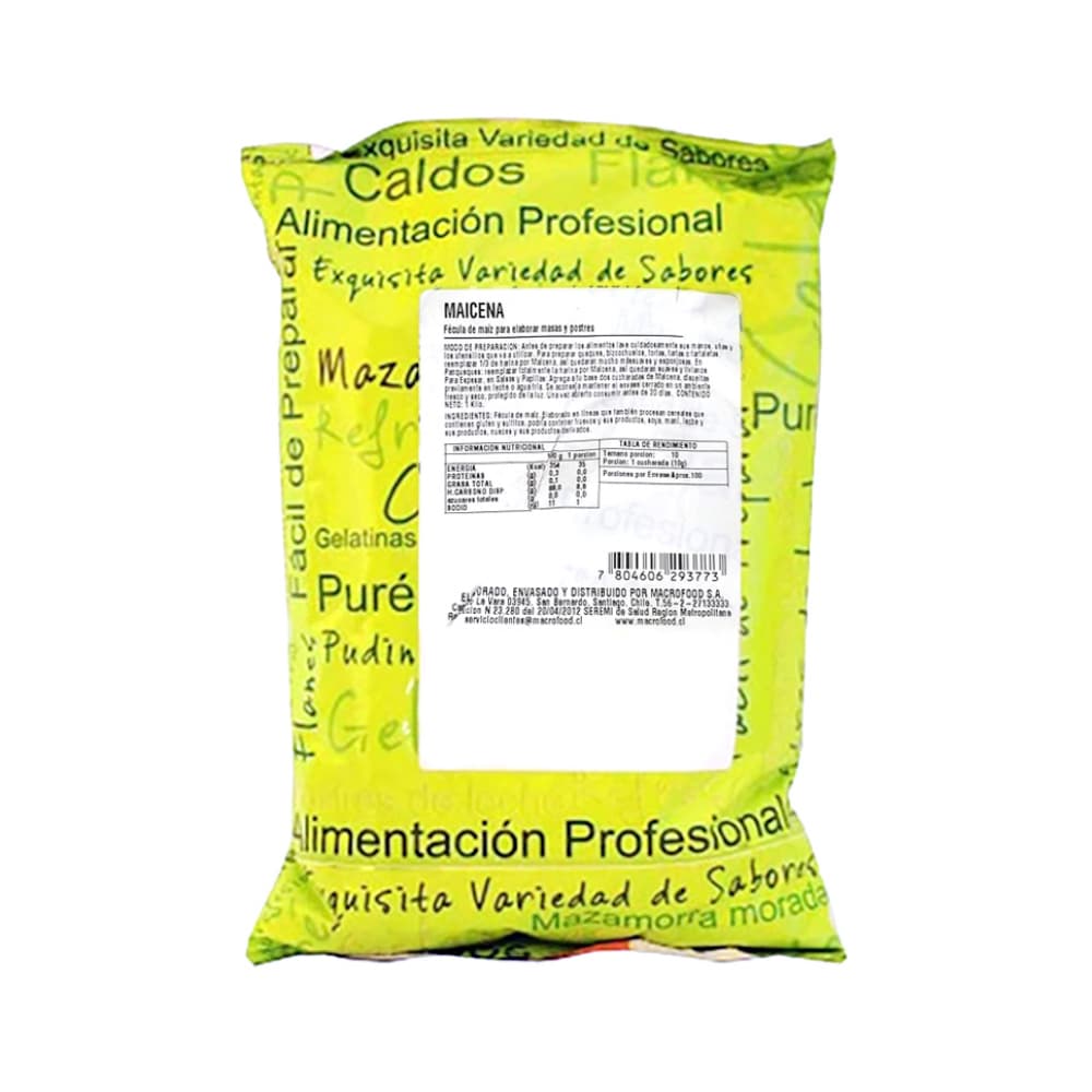 Maicena Macro Food (1 kg / 2.2 lb) - Miniatura 4