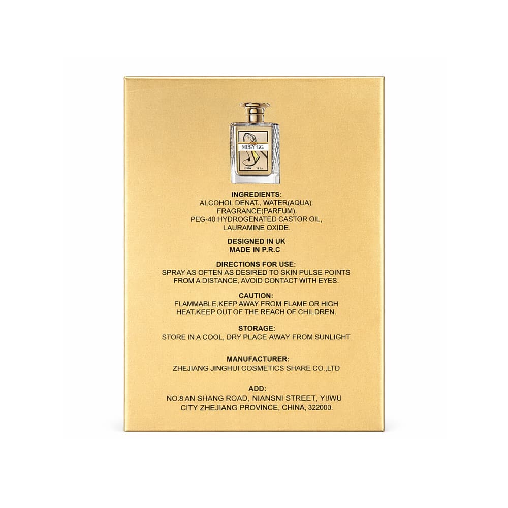 Perfume para mujer Missy G.G. Gold V.V.Love (100 ml) - Miniatura 2