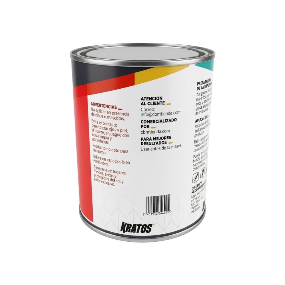 Pintura de esmalte rojo Kratos (0.8 L) - Miniatura 2