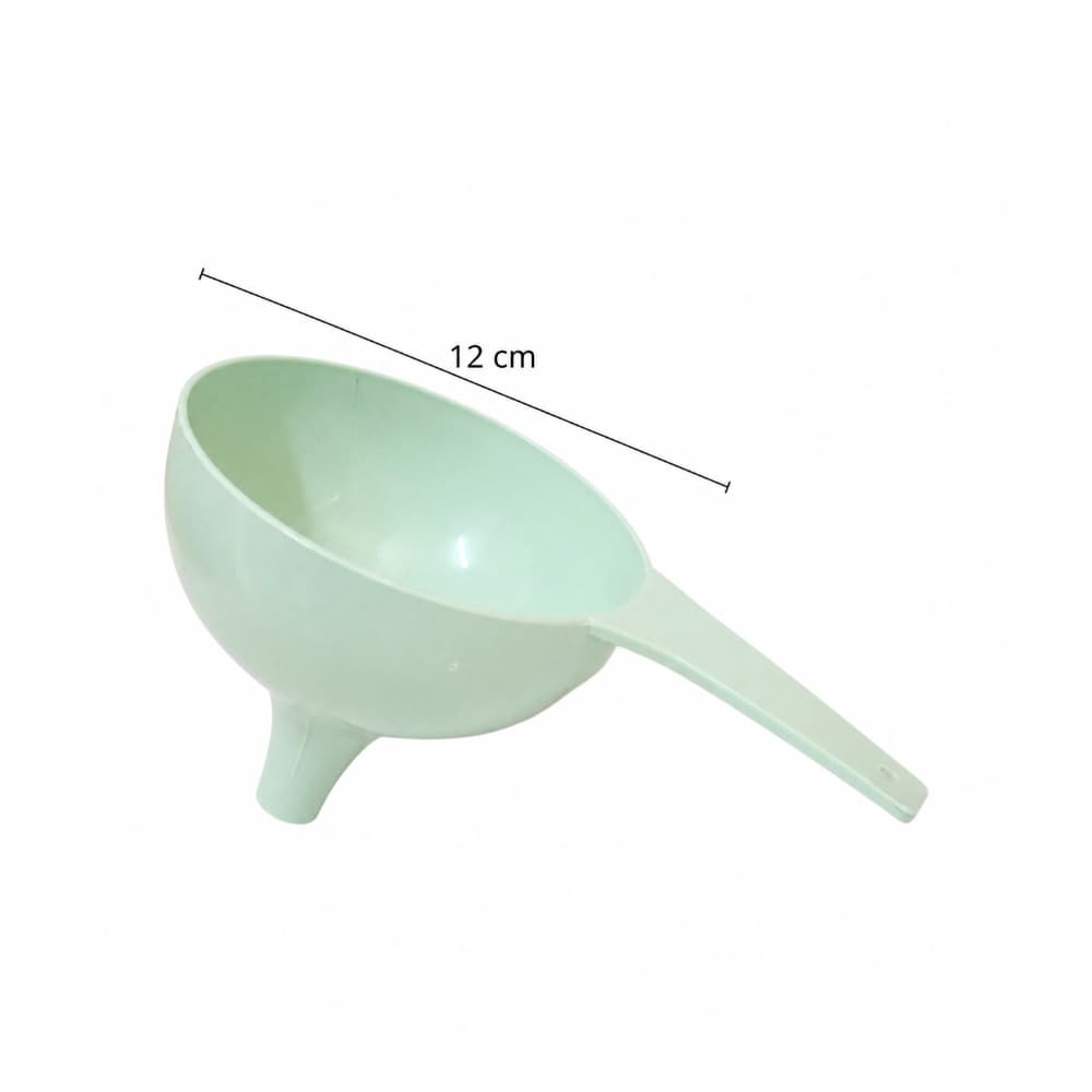 Embudo plástico con mango color verde de 12 cm Casa y Menaje - Miniatura 2