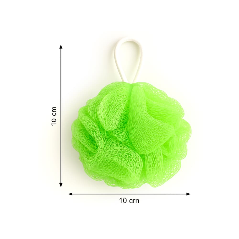 Esponja de baño para exfoliar color verde Genérica (50 g / 1.76 oz) - Miniatura 3